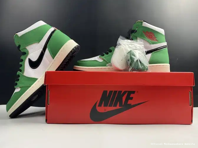 Official Maikesneakers DB4612-300 High Retro 1 Jordan Lucky Air Green 0429